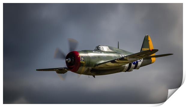 P47 Thunderbird Warbird Print by Pete Evans