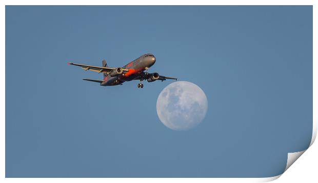 Fly me to the Moon Print by Pete Evans