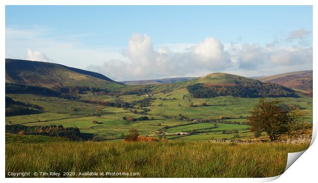 Forest of Bowland Lancashire UK 2012 Print by Tim Riley