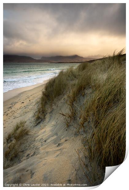 Luskentyre light Print by Chris Lauder