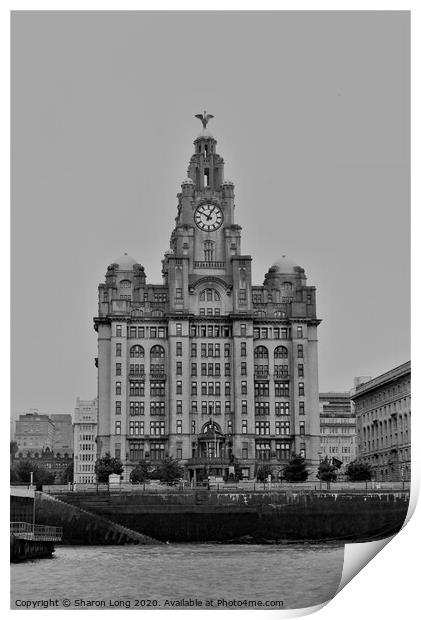 Royal Liver Building Print by Photography by Sharon Long 