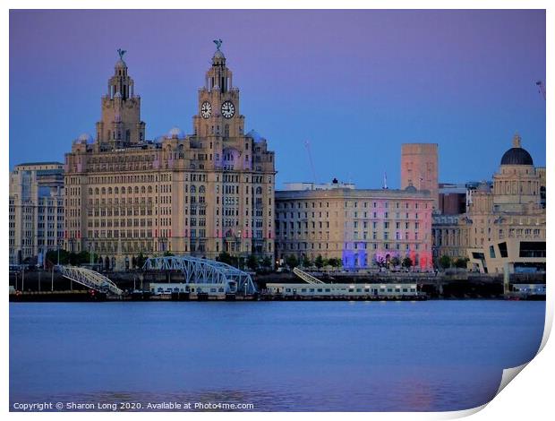 Liverpool Pier Print by Photography by Sharon Long 