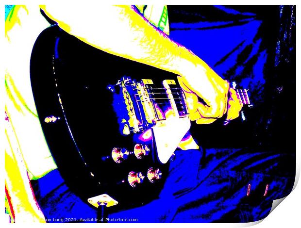Guitar Art Wirral Music Print by Photography by Sharon Long 