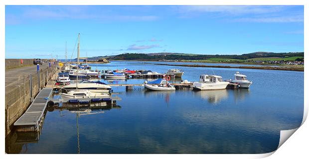 Maidens harbour Ayrshire Scotland Print by Allan Durward Photography