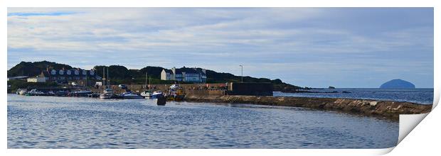 Maidens harbour South Ayrshire Print by Allan Durward Photography