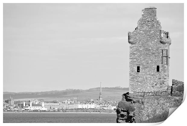 Greenan Castle, Ayr Scotland Print by Allan Durward Photography