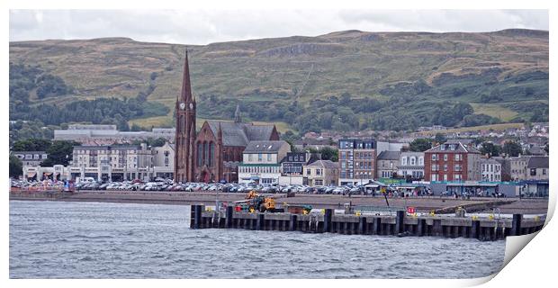 Largs pier Print by Allan Durward Photography