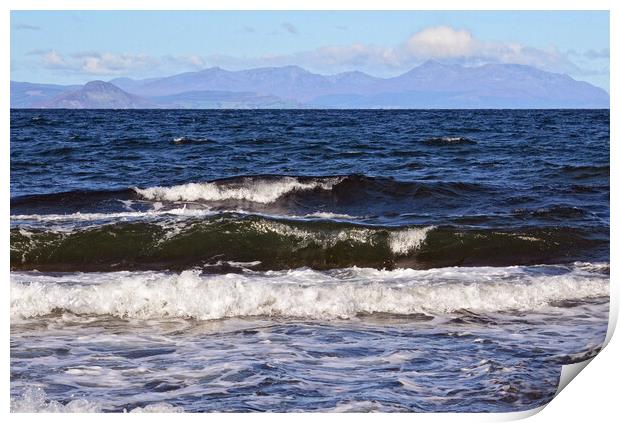 Ayrshire coastal scene at Dunure Print by Allan Durward Photography