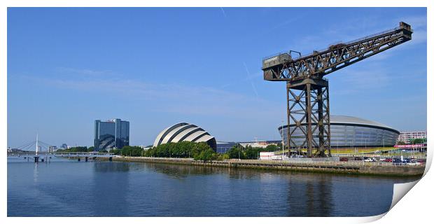 Glasgow, down by the river Print by Allan Durward Photography