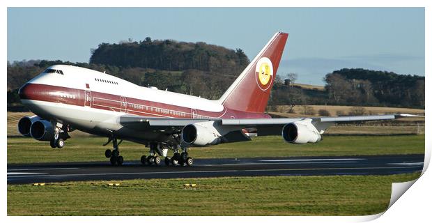 Boeing 747-SP, a wonder of aviation Print by Allan Durward Photography
