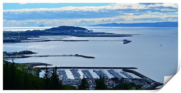 Firth of Clyde panorama Print by Allan Durward Photography