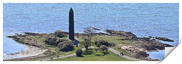 The Largs pencil, North Ayrshire Print by Allan Durward Photography