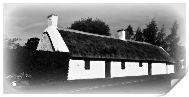 Burns Cottage, Alloway, Ayr Print by Allan Durward Photography