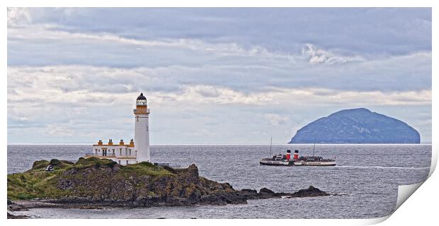 Scottish seascape at Turnberry, South Ayrshire Print by Allan Durward Photography