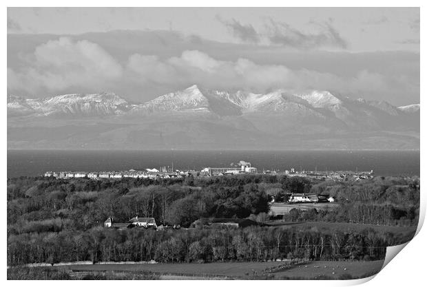 Arran and Troon Print by Allan Durward Photography