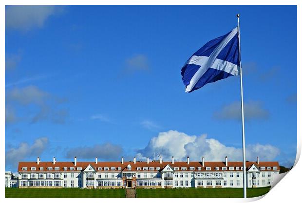 Turnberry Hotel Print by Allan Durward Photography