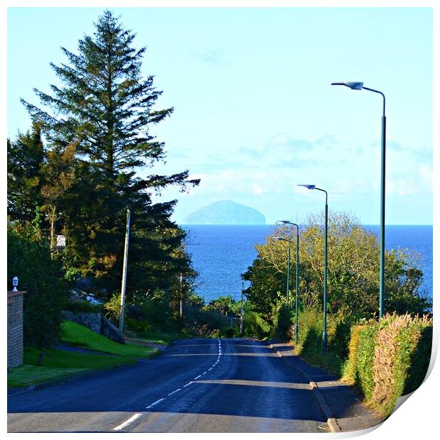 Road with a view  Print by Allan Durward Photography