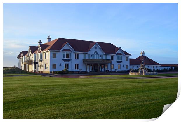 Turnberry Golf Clubhouse Print by Allan Durward Photography