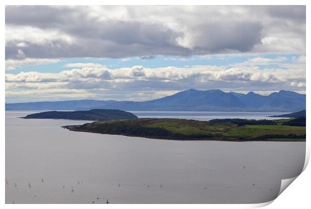 Islands on the Firth of Clyde, Print by Allan Durward Photography