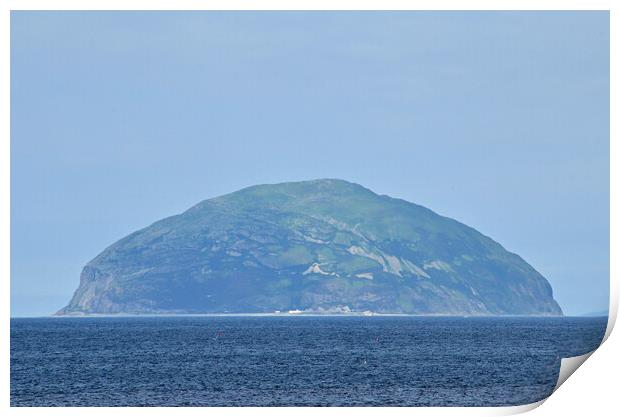 Ailsa Craig (Paddy`s Milestone) Print by Allan Durward Photography