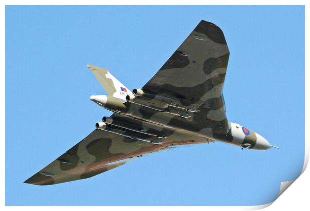 Avro Vulcan B2 bomber, Spirit of Great Britain Print by Allan Durward Photography