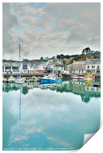 Padstow Calm, Cornwall. Print by Neil Mottershead