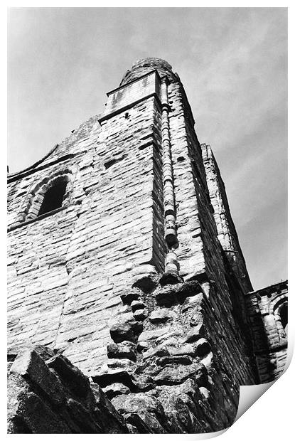 Kelso Abbey Spire  Print by Gavin Liddle