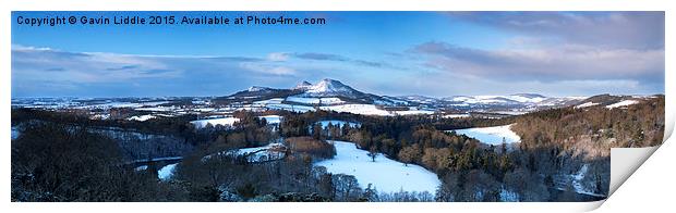  Scotts View at Sunrise Panorama Print by Gavin Liddle
