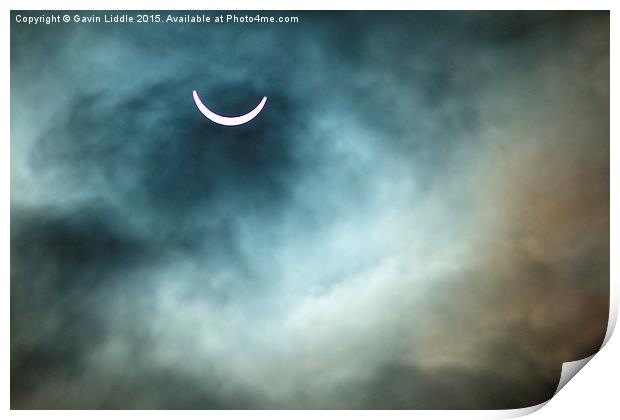  Solar Eclipse 3 Print by Gavin Liddle