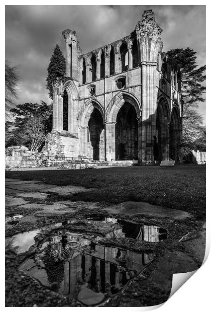 Dryburgh Abbey, Scottish Borders Print by Gavin Liddle