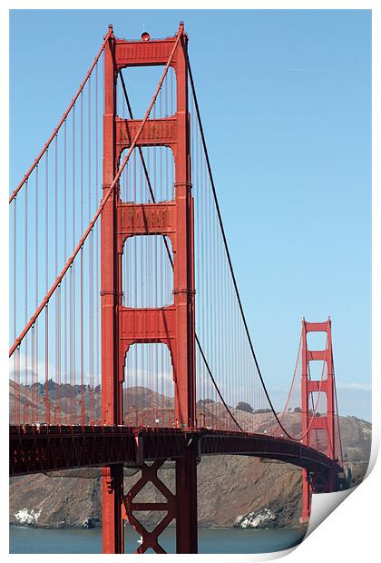 Golden Gate Bridge Print by Gavin Liddle