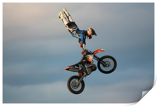 Stunt Rider 2 Print by Gavin Liddle