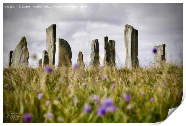 Standing Stones Print by Lauren McEwan