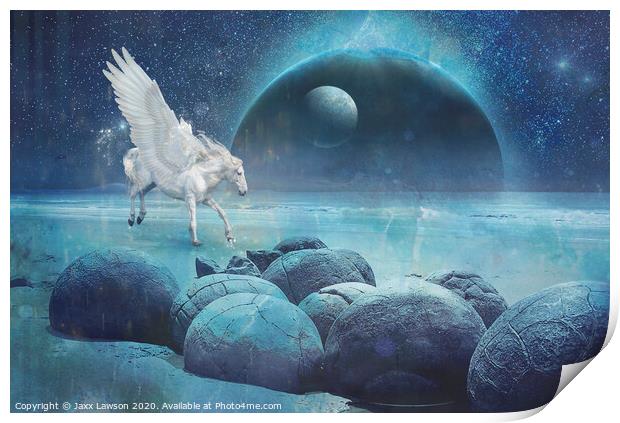 Pegasus Print by Jaxx Lawson