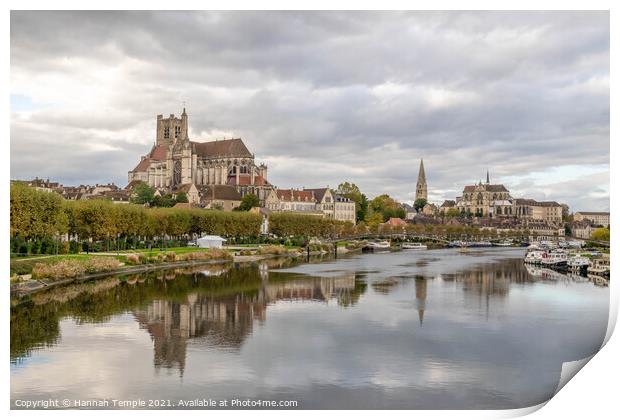 Auxerre  Print by Hannah Temple