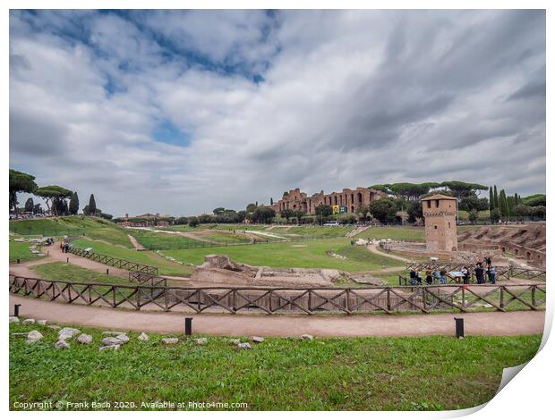 Circus Maximus in Rome, Italy Print by Frank Bach