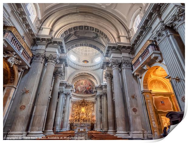 St Maria in Portico basilica in Rome Print by Frank Bach