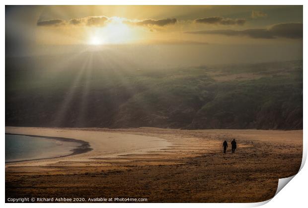 The last walk Print by Richard Ashbee