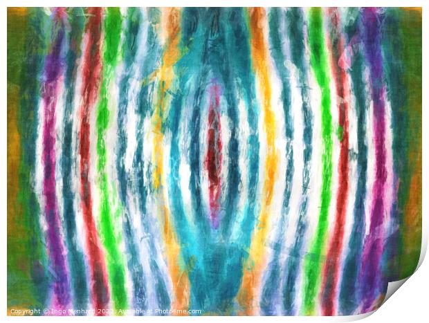 The aura art - Hand drawn digital artwork Print by Ingo Menhard