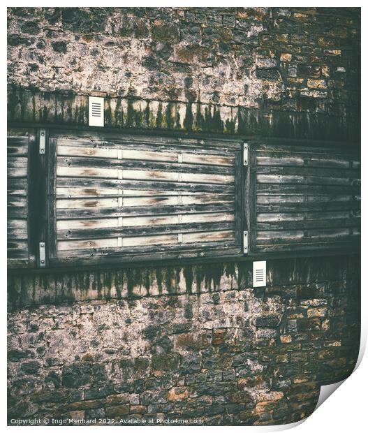 Walls in the underground Print by Ingo Menhard