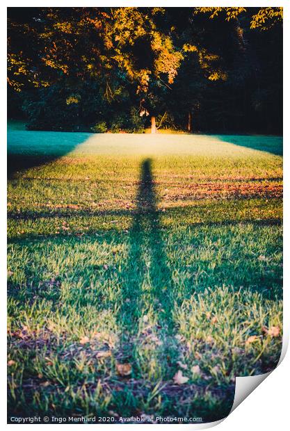 Long man shadow Print by Ingo Menhard