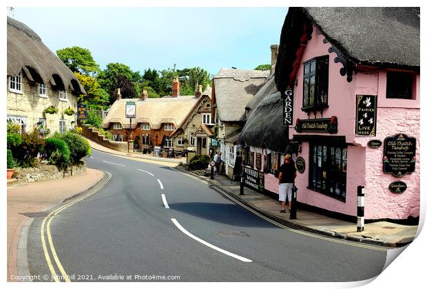 Old Shanklin, Isle of Wight, UK. Print by john hill