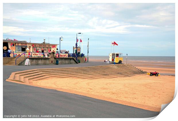 Seaside food at Mablethorpe. Print by john hill
