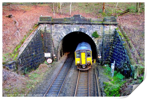 Totley Tunnel. Print by john hill