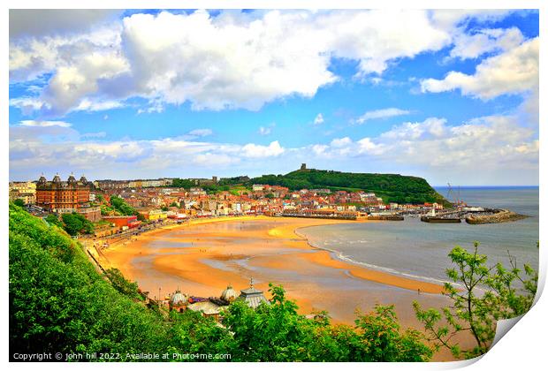 Scarborough, North Yorkshire, UK Print by john hill