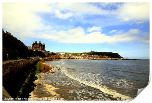 Scarborough,  North Yorkshire, UK. Print by john hill