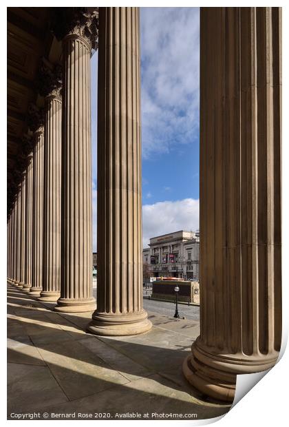 St George's Hall Liverpool Print by Bernard Rose Photography