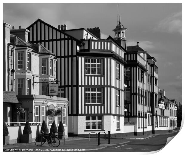 Mostyn House Parkgate on the Wirral Print by Bernard Rose Photography