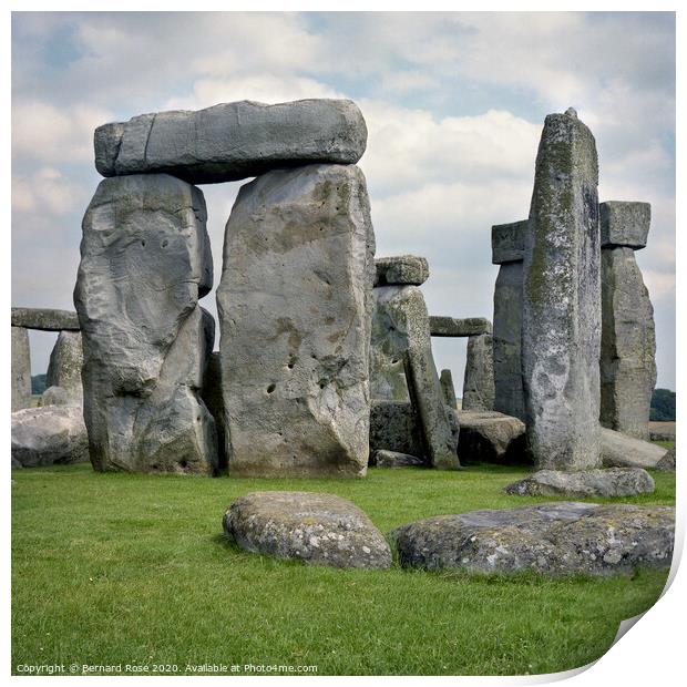 Stonehenge  Print by Bernard Rose Photography