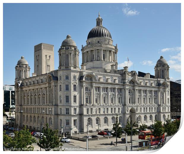Port of Liverpool Building Print by Bernard Rose Photography
